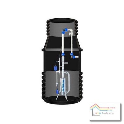 Domová čerp.stanica NORIA TLAKAN P4,400V,15m kábel+šachta KRG